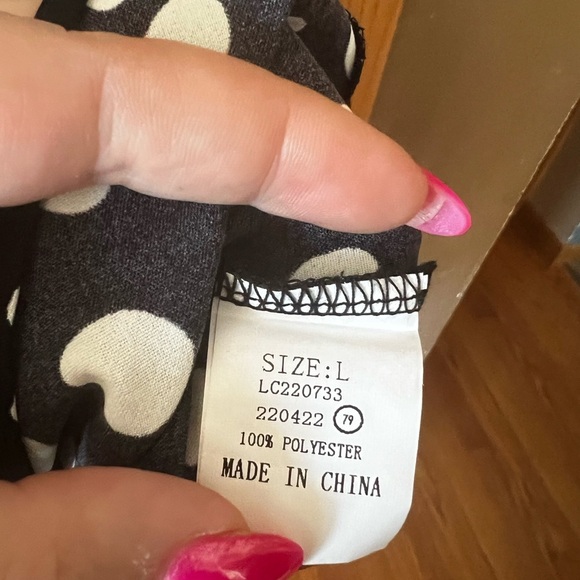 luvamia Women's Casual Crewneck Dress 3/4 Bell Sleeve Mesh Panel Tunic Dress - Picture 2 of 4